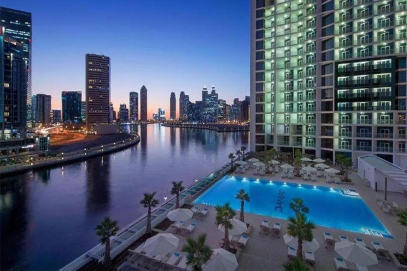 Business Bay Modern Studio With A Pool View At Damac Maison Prive Dubai Apartment