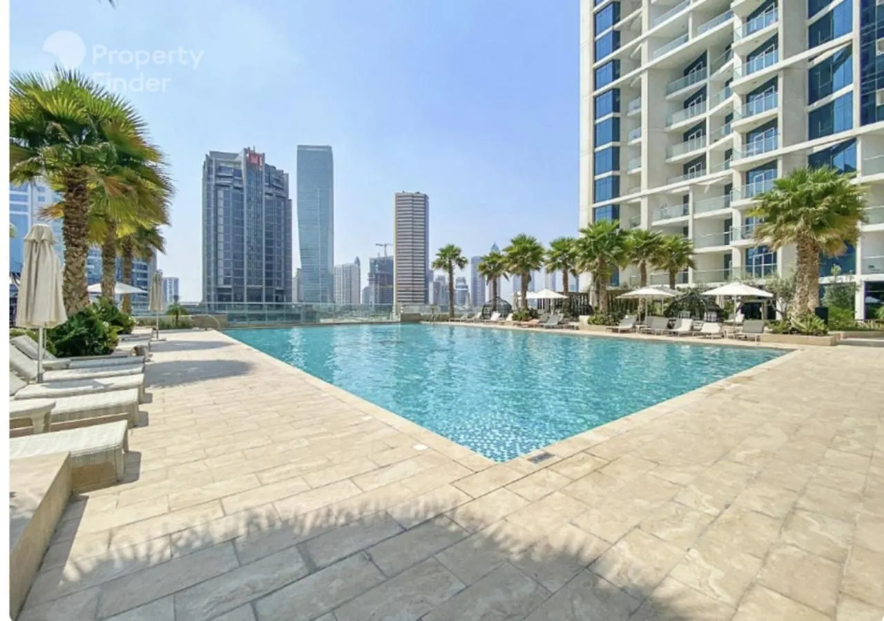 Business Bay Modern Studio With A Pool View At Damac Maison Prive Dubai